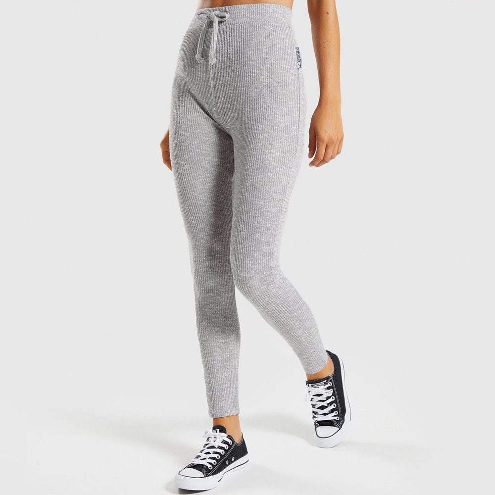 Gymshark Light Grey Marl Slounge Leggings 🦈
